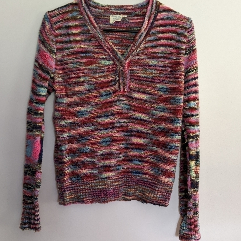 Vintage Queen’s Way to Fashion Sweater Vneck Nappy Acrylic Knit